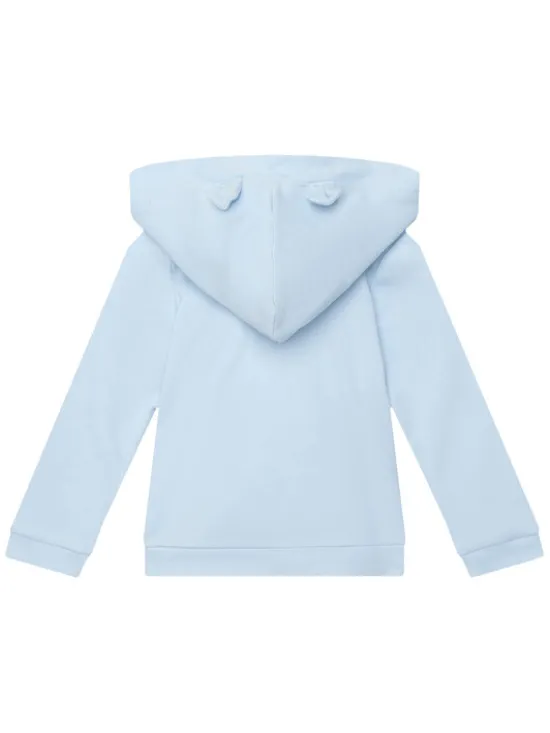 Guess Komplet bluza, body i spodnie dresowe H6YG09 K4135 Niebieski jasny Regular Fit