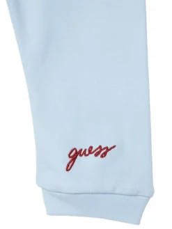 Guess Komplet bluza, body i spodnie dresowe H6YG09 K4135 Niebieski jasny Regular Fit