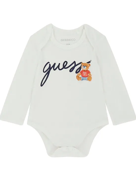 Guess Komplet bluza, body i spodnie dresowe H6YG09 K4135 Granatowy Regular Fit