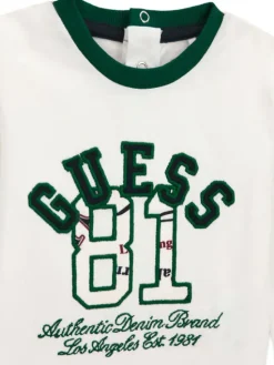 Guess Komplet bluzka i spodnie I6YG06 K3976 Beżowy Regular Fit
