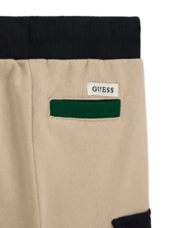 Guess Komplet bluzka i spodnie I6YG06 K3976 Beżowy Regular Fit