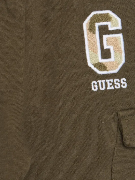 Guess Komplet bluzka i spodnie I5YG06 K8HM4 Biały Regular Fit