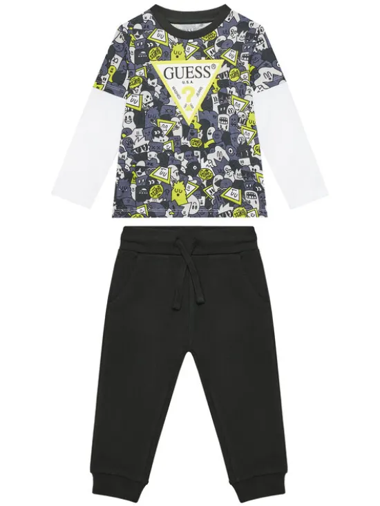 Guess Komplet dziecięcy N5YG00 K8HM4 Zielony Regular Fit