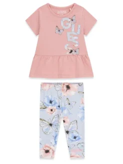Guess Komplet t-shirt i legginsy A6RG09 K6YW4 Kolorowy Regular Fit