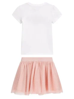 Guess Komplet t-shirt i spódniczka K6RG09 K6YW0 Kolorowy Regular Fit