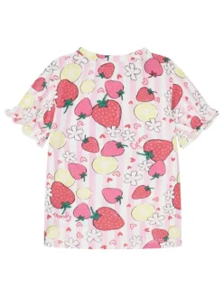 Guess Komplet t-shirt i spodenki A6GG02 K6YW4 Różowy Regular Fit
