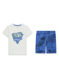 Guess Komplet t-shirt i spodenki N6GG05 K8HM4 Kolorowy Regular Fit