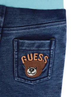 Guess Komplet t-shirt i spodenki I6GG05 K8HM4 Turkusowy Regular Fit