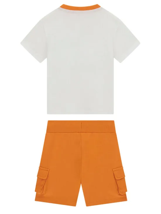 Guess Komplet t-shirt i spodenki N6GG02 K8HM4 Kolorowy Regular Fit