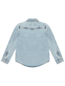 Guess Koszula jeansowa L6RH00 D4EU0 Niebieski Regular Fit