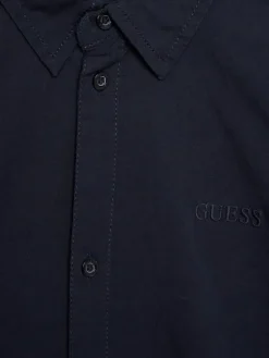 Guess Koszula L3YH04 WE5W0 Granatowy Regular Fit