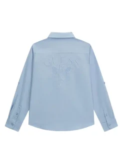 Guess Koszula L6YH02 W2675 Niebieski Regular Fit