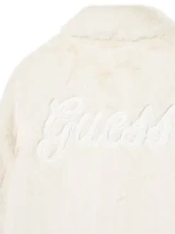 Guess Kożuch J5YL18 K8BV0 Écru Regular Fit