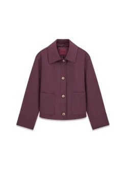 Guess Kurtka przejściowa 183553 Fioletowy Classic Fit