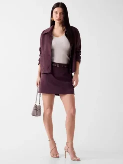 Guess Kurtka przejściowa 183553 Fioletowy Classic Fit
