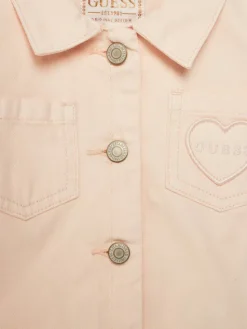 Guess Kurtka przejściowa K5GL01 WH6L0 Koralowy Regular Fit