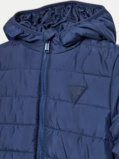 Guess Kurtka puchowa H4BJ10 WCFM0 Niebieski Regular Fit