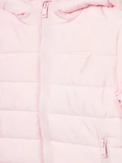 Guess Kurtka puchowa H4BT03 WCFM0 Różowy Regular Fit