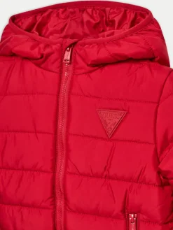 Guess Kurtka puchowa H4BT03 WCFM0 Czerwony Regular Fit