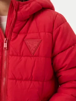 Guess Kurtka puchowa H4BT03 WCFM0 Czerwony Regular Fit