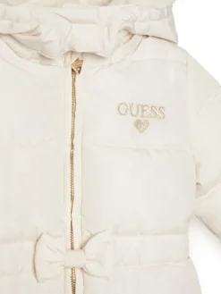 Guess Kurtka zimowa A6BL03 W4031 Biały Regular Fit
