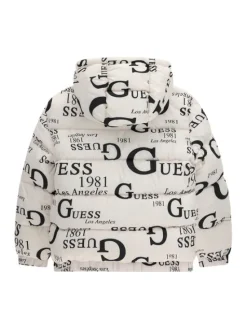 Guess Kurtka zimowa H6BL05 W4160 Kremowy Oversize