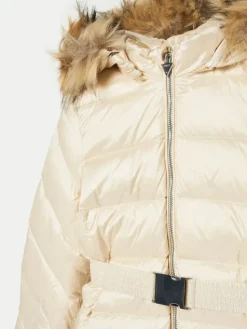 Guess Kurtka zimowa J4BL18 WGL50 Écru Regular Fit