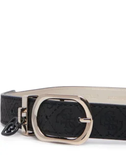 Guess Pasek J6BZ32 W4042 Czarny