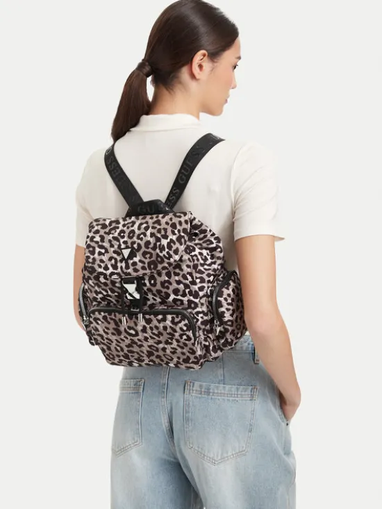 Guess Plecak J6YZ20 W2543 Beżowy ciemny