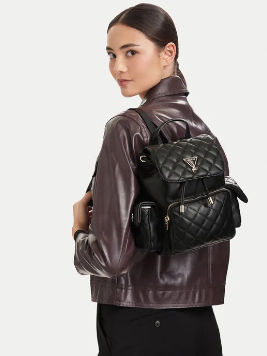 Guess Plecak J6YZ05 W2510 Czarny