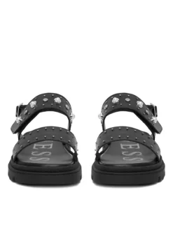 Guess Sandały CEO-BAND-8985-A Czarny