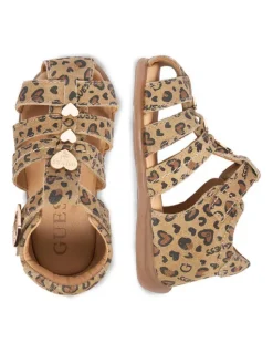 Guess Sandały CEO-BAND-1266-B Brązowy jasny