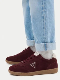 Guess Sneakersy EO-BI12-3210-02 Bordowy