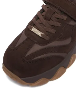 Guess Sneakersy EO-CP40GG24W2026 Brązowy ciemny