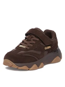 Guess Sneakersy EO-CP40GG24W2026 Brązowy ciemny