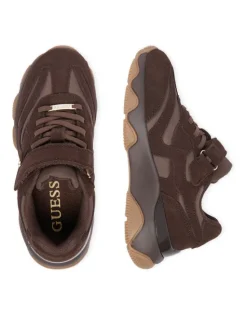 Guess Sneakersy EO-CP40GG24W2026 Brązowy ciemny