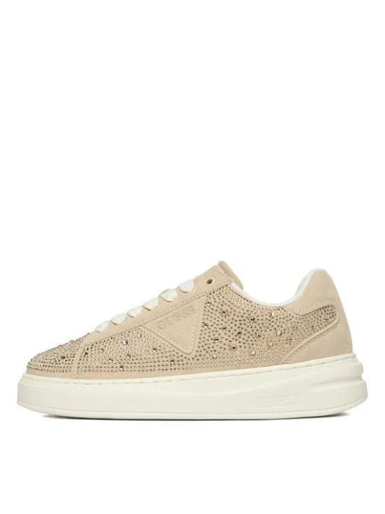 Guess Sneakersy EO-25KC1006 Beżowy