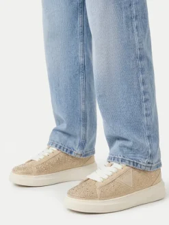 Guess Sneakersy EO-25KC1006 Beżowy