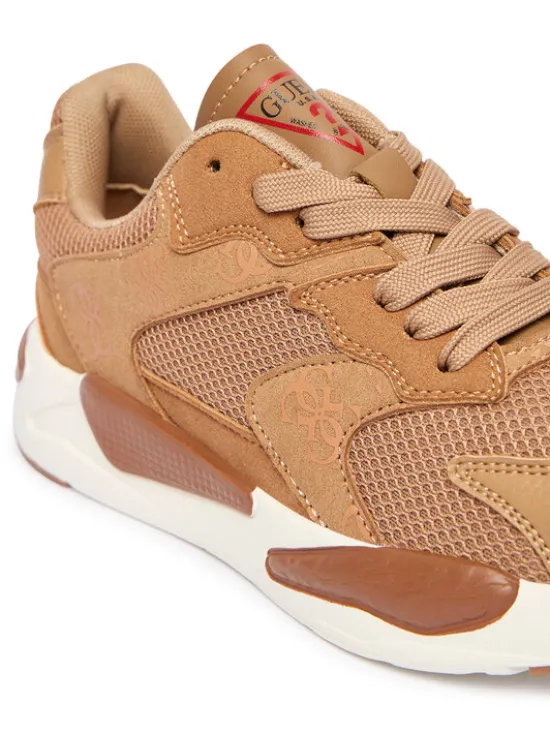 Guess Sneakersy J5BZ49 L0870 Brązowy