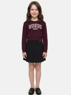 Guess Spódnica J6YD01 1K3936 Czarny Regular Fit