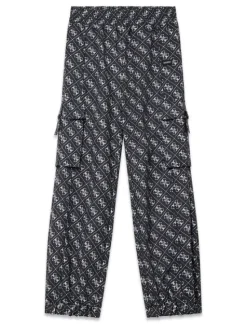 Guess Spodnie cargo J6RB03 WH2K0 Czarny Cargo Fit