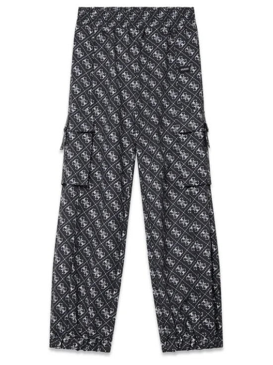 Guess Spodnie cargo J6RB03 WH2K0 Czarny Cargo Fit