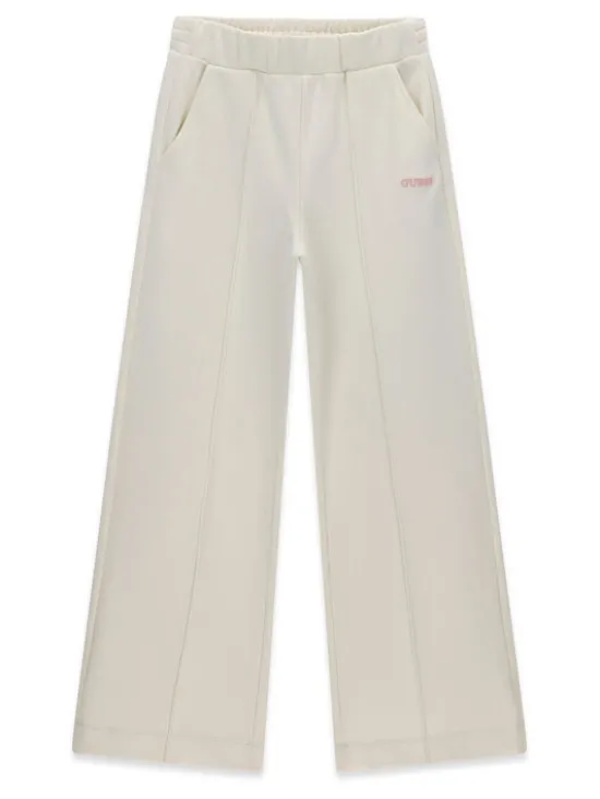 Guess Spodnie dresowe J6BB16 K7269 Kremowy Wide Leg
