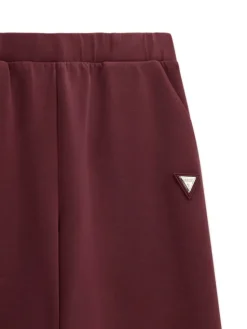 Guess Spodnie dresowe J6YB21 K5196 Bordowy Wide Leg
