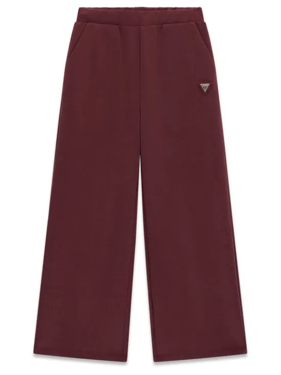 Guess Spodnie dresowe J6YB21 K5196 Bordowy Wide Leg