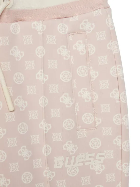 Guess Spodnie dresowe J5YQ34 KB212 Różowy Regular Fit