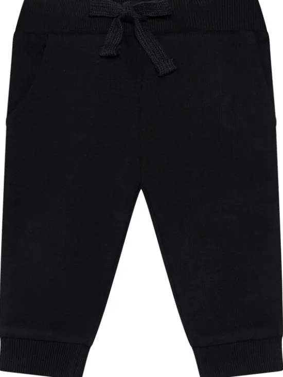 Guess Spodnie dresowe L93Q24 KAUG0 Czarny Regular Fit