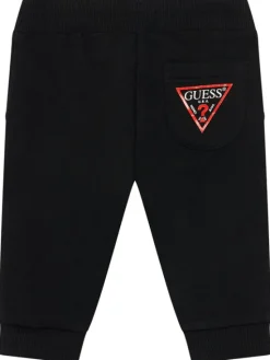 Guess Spodnie dresowe L93Q24 KAUG0 Czarny Regular Fit