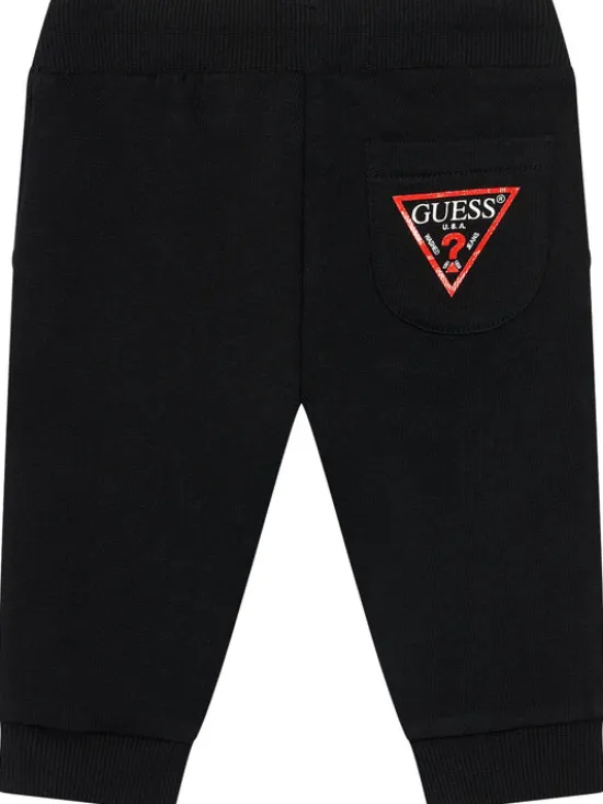 Guess Spodnie dresowe L93Q24 KAUG0 Czarny Regular Fit