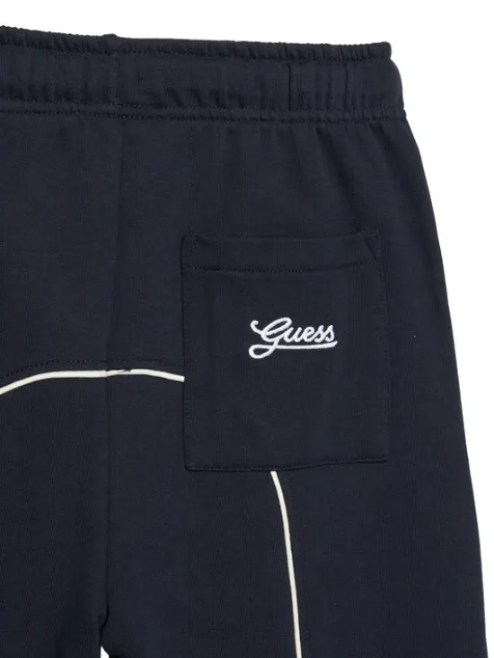 Guess Spodnie dresowe L6YB08 K4095 Granatowy Regular Fit